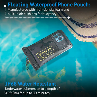 Pelican 2 Pack Marine IP68 Waterproof Phone Pouch
