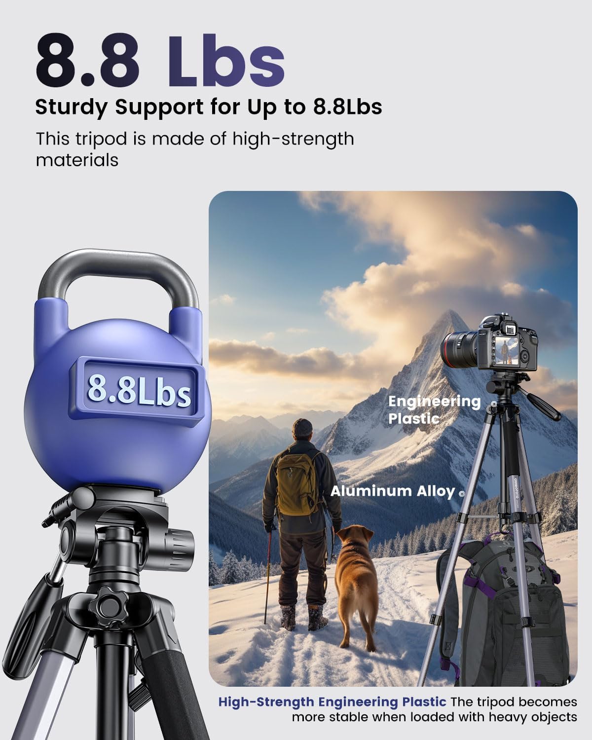 Professional Aluminum Tripod Stand