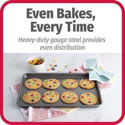 GoodCook Everyday Nonstick Carbon Steel Baking Sheet Set