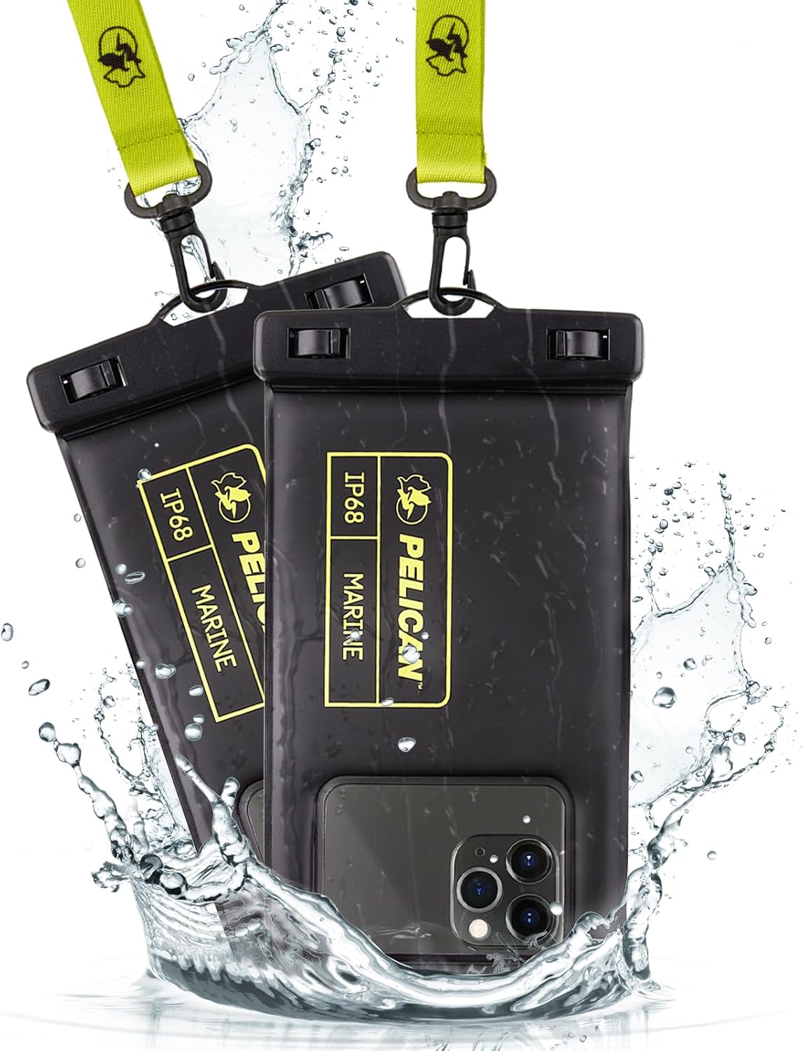 Pelican 2 Pack Marine IP68 Waterproof Phone Pouch