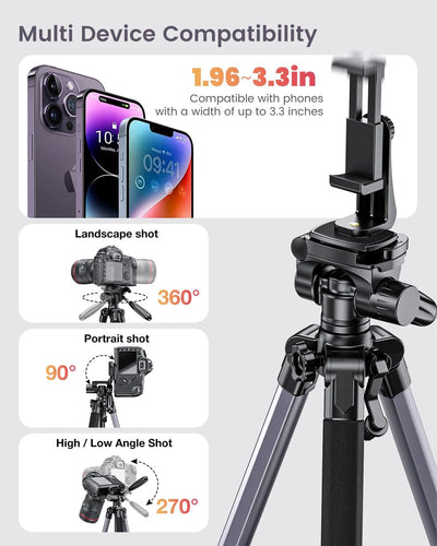 Professional Aluminum Tripod Stand