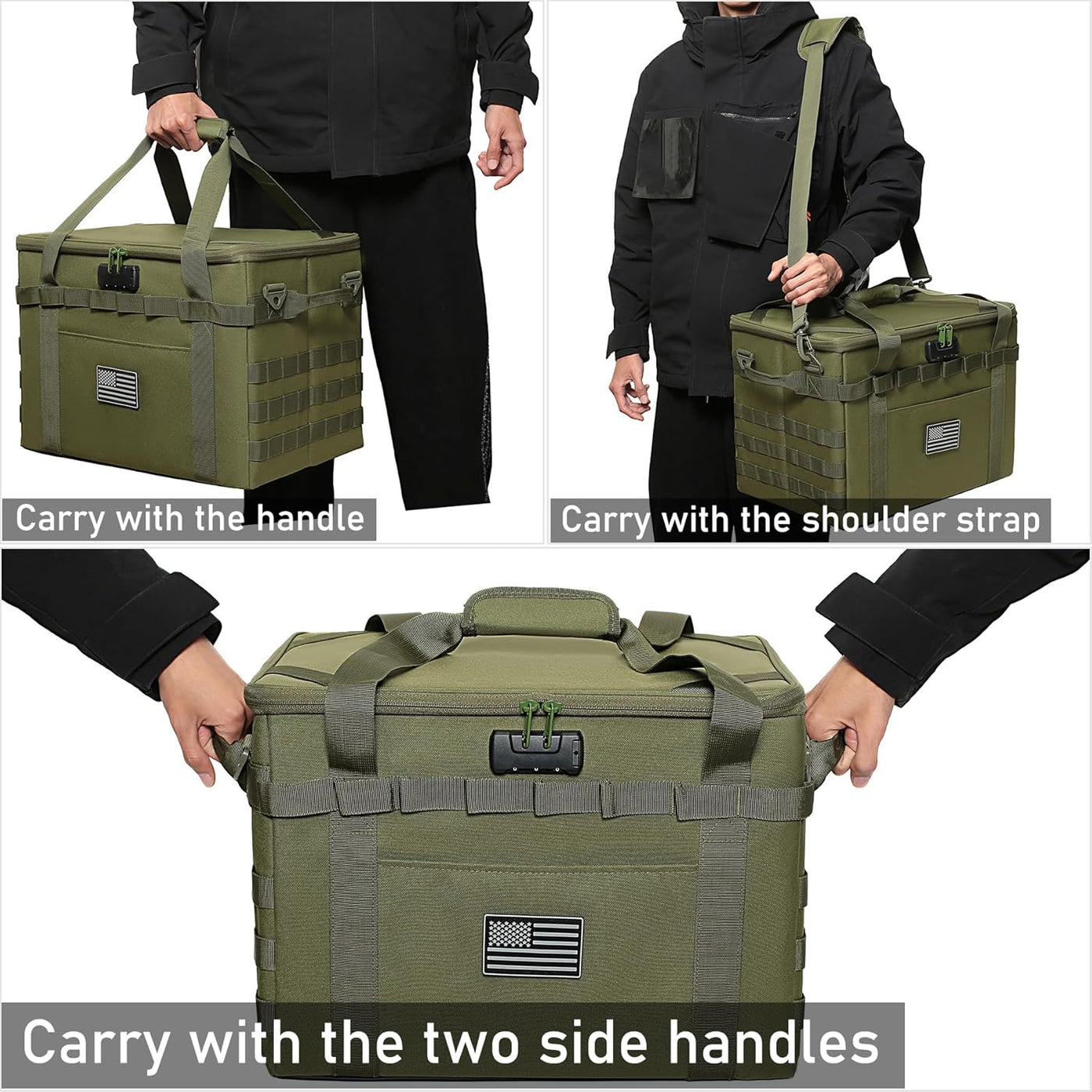 Lemubeane 38L Tactical Camping Storage Bag