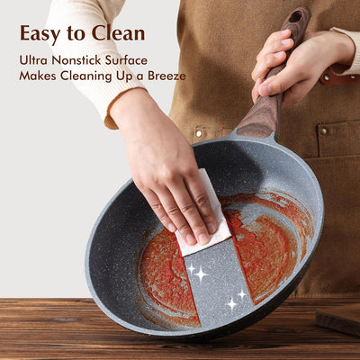 SENSARTE Nonstick Frying Pan Set