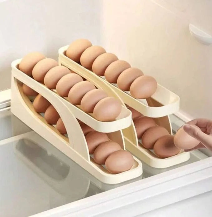 🥚 Double Layer New Scrolling Egg Tray